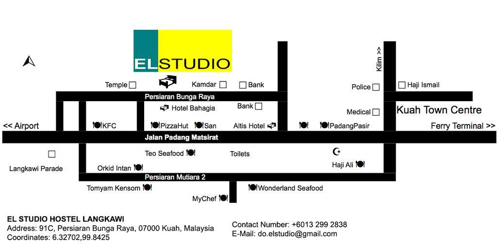 El Studio Hostel Langkawi Kuah Extérieur photo